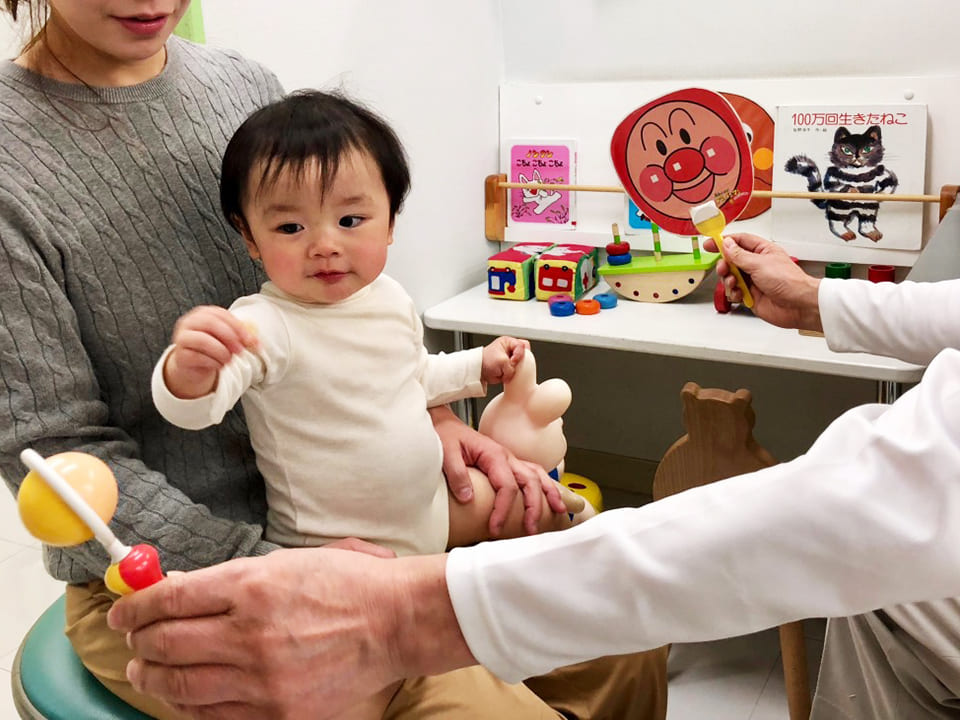 4か月、7か月(聴覚の確認)