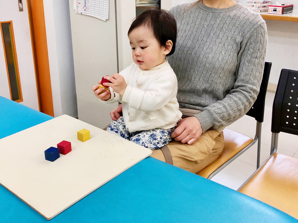 1歳6か月(細かい手の運動発達の確認)